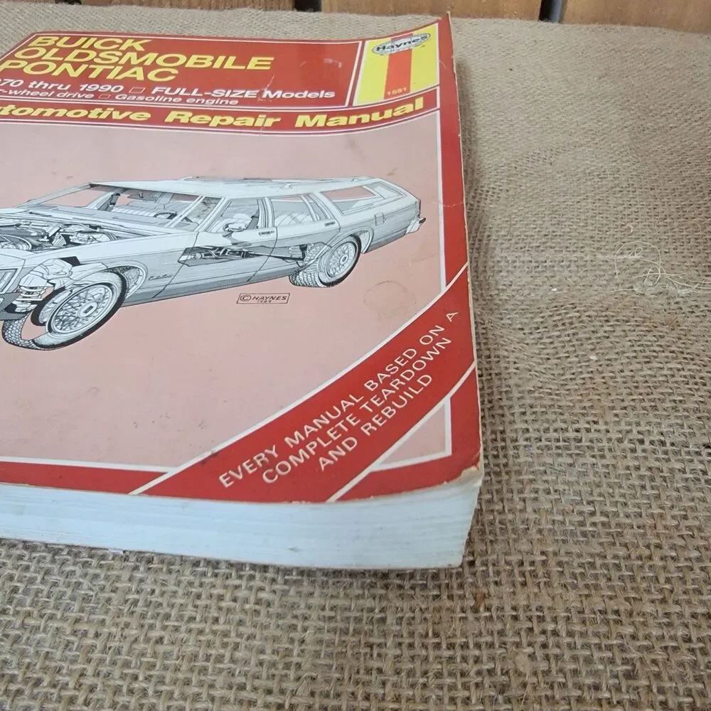 Buick, Oldsmobile & Pontiac Full Size RWD 1970-1990 Haynes Repair Manual 19025